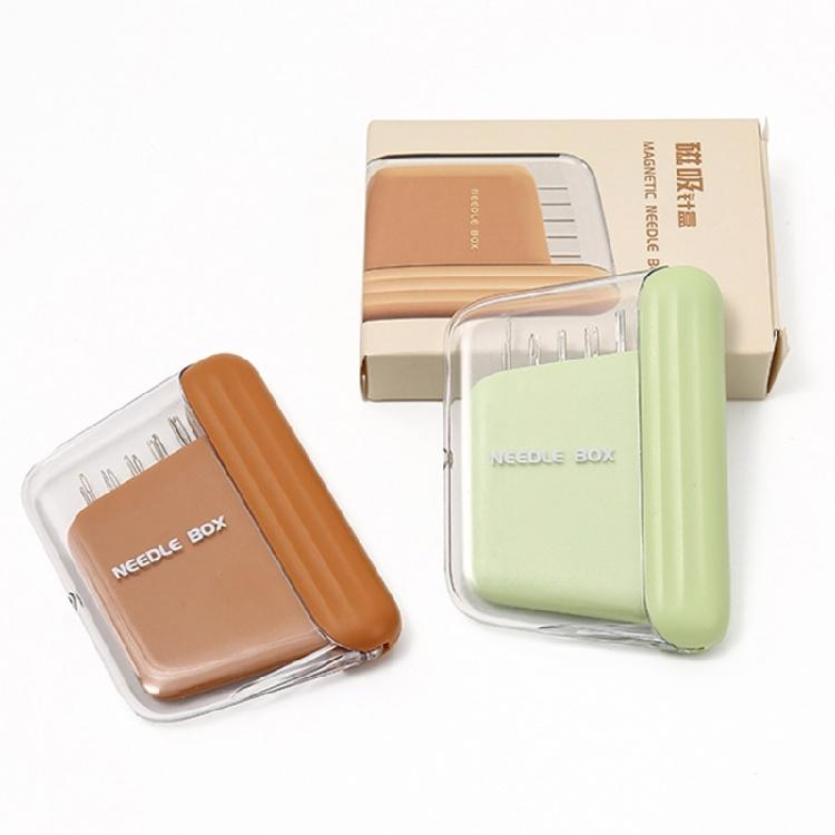 10Pcs Stainless Steel Sewing Needle with Magnetic Needle Holder Storage Case for Quilting Needlework Crafting