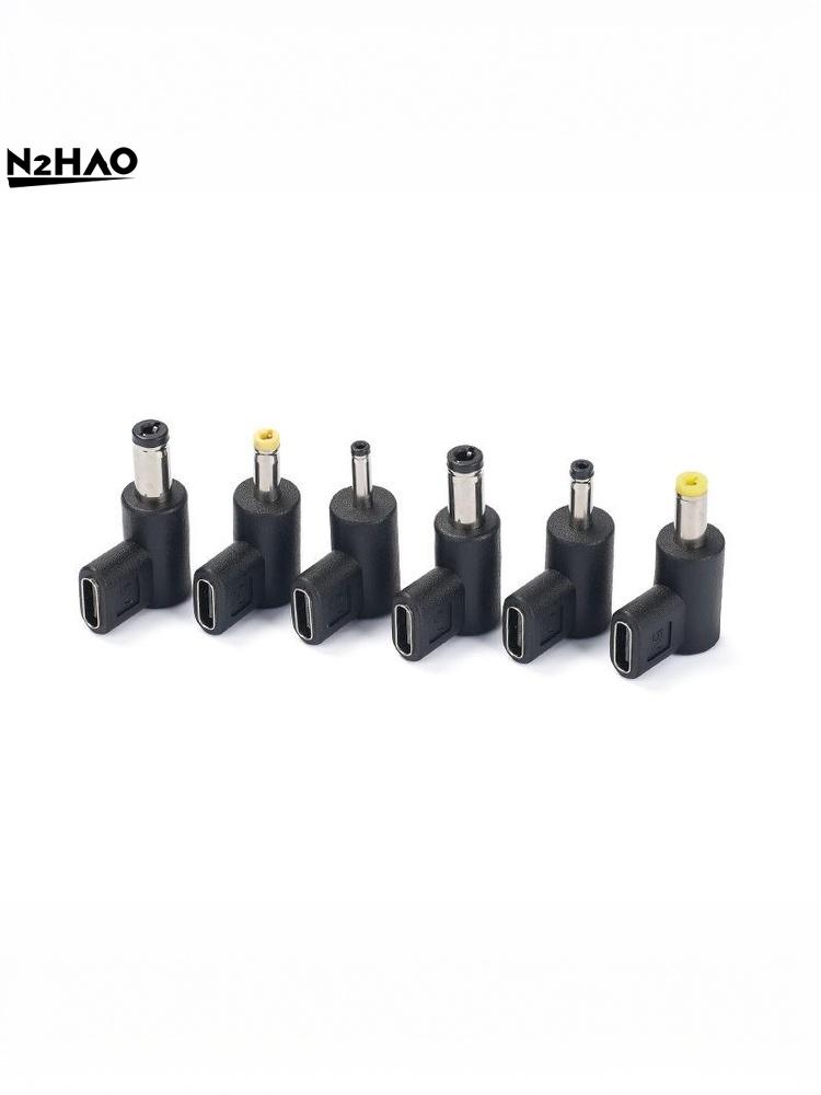 1Pcs 3A Universal 5V TypeC To DC 3.5x1.35mm/5.5x2.1mm/5.5x2.5mm Male Jack Plug Charge Adapter Converter DC Power Connector