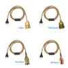 Retro Power Cords Hemp Rope Twiste Cable 2m 3m EU Plug with E26 E27 Vintage Lamp Bulb Holder for Hanging Lights