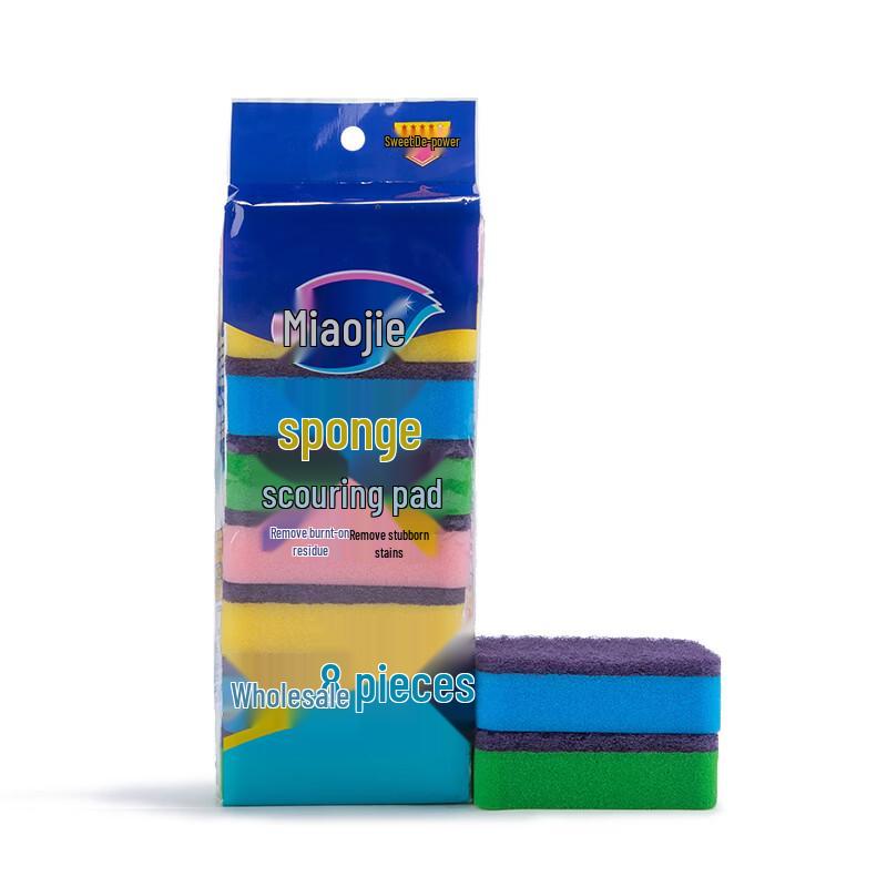 Miaojie Crevice & Stubborn Stain Sponge Scouring Pads