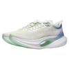 New LiNing Jueying 2 Essential Cushioned Slip Resistant Low Top GCU LOC Technology Running Shoes Women's White Blue ARRT006-1