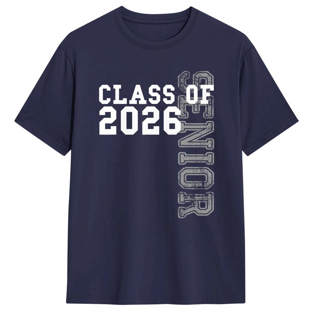 Class of Senior Graduation T Shirt Summer YK Funny TShirts Cotton Hipster Tshirt For Unisex Print Clothing