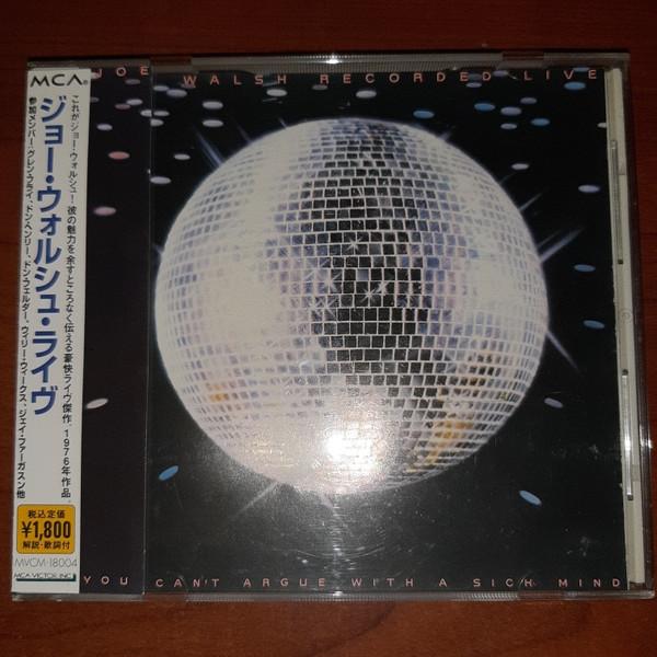 

CD JOE WALSH - live MVCM18004 MCA Records 1994 Japan Rock Used
