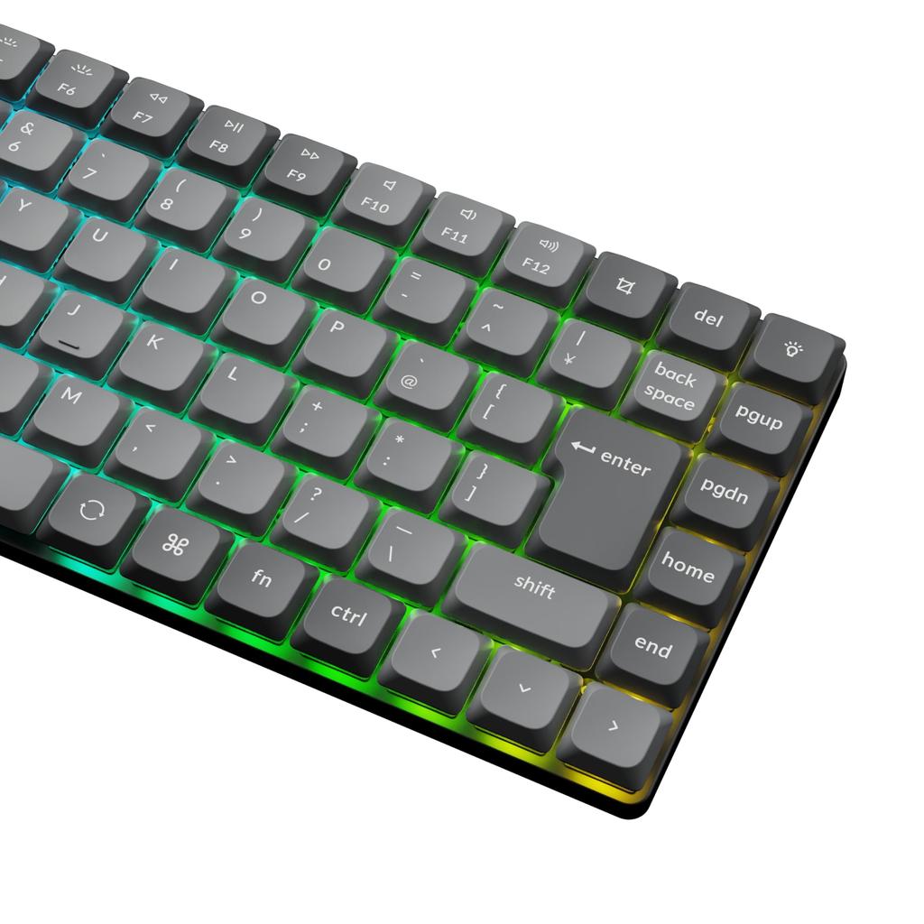 Keychron K3 Max Wireless Custom Mechanical and Wired QMK Japanese JIS Kana Characters RGB PBT Compatible with Mac and Windows Silent K Pro Mechanical