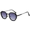 New Steampunk Sunglasses Men's Metal Polygon Large Frame Trendy Sunglasses Men's M5242