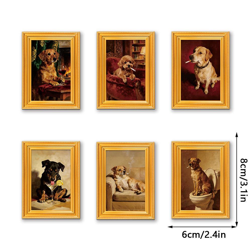 3D Wooden Photo Frame Poster Refrigerator Magnet - Creative and Quirky Decorative Magnet