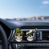 2 Pcs Skull Vent Clips, Car Air Freshener Halloween Interior Accessories,