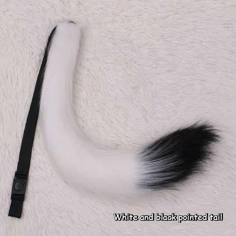 Realistic Animal Ears, Fox Ears, Cat Headwear, Japanese Cute Plush Hair Accessories, Cat Tail Set, Cute Fox Cosplay Party