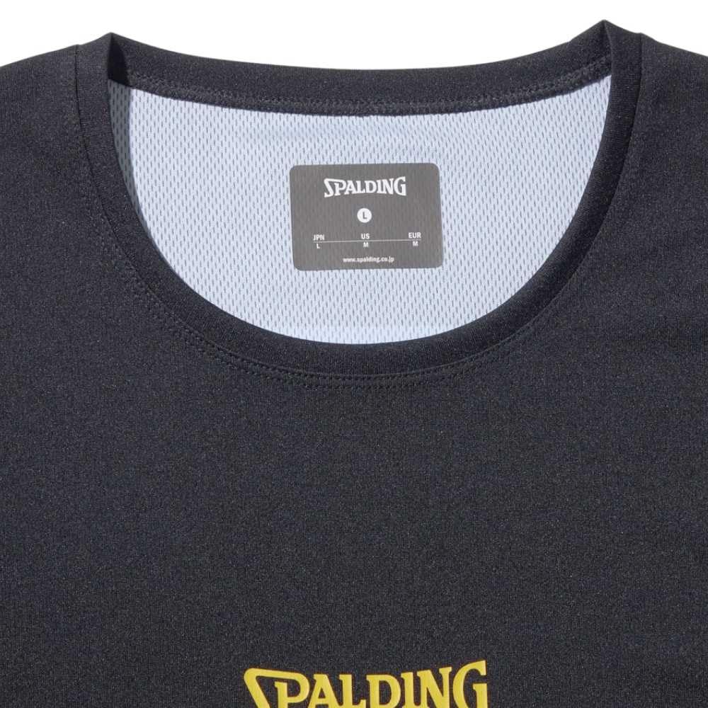 SPALDING Patrick Star Big Face Long Sleeve T-Shirt, Black, Size XS (SMT24145S)