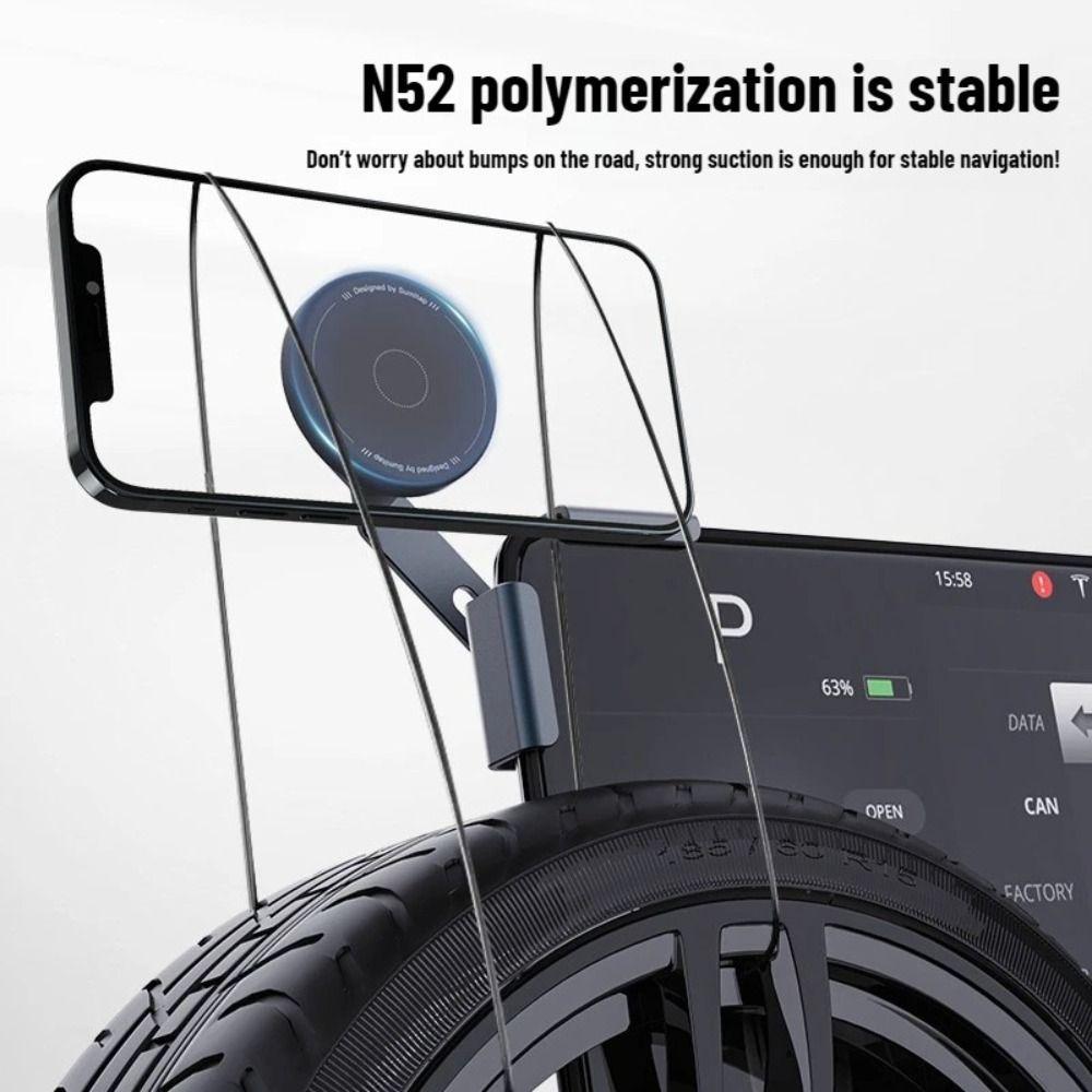 ABS Car Phone Holder Silicone Mobile Phone Mount Universal Phone Bracket Vehicle Mount