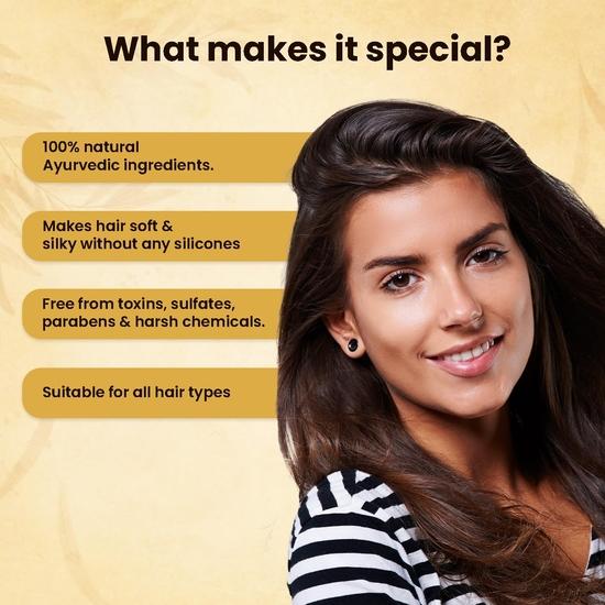The Skin Story Ayurvedic Hair Unscented Conditioner | Ancient Ved Conditioning Cleanser For Frizz Free, Silky Hairs| Suitable For All Hair Types
