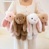 45cm Very Soft Rabbit Plushies Cuddly Stuffed Bunny Rabbit Plush Toy Throw Doll Birthday Gifts Girl Child
