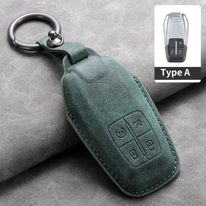 Car Key Case Cover For Ferrari F430 488 458 F12 Roma 812 F8 Leather Car Key Shell Accessories
