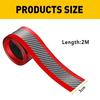 Carbon Fiber Car Door Sill Plate Scuff Cover Vinyl Sticker Sticker Accessories M