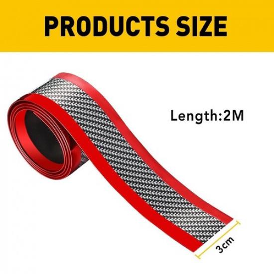 Carbon Fiber Car Door Sill Plate Scuff Cover Vinyl Sticker Sticker Accessories M