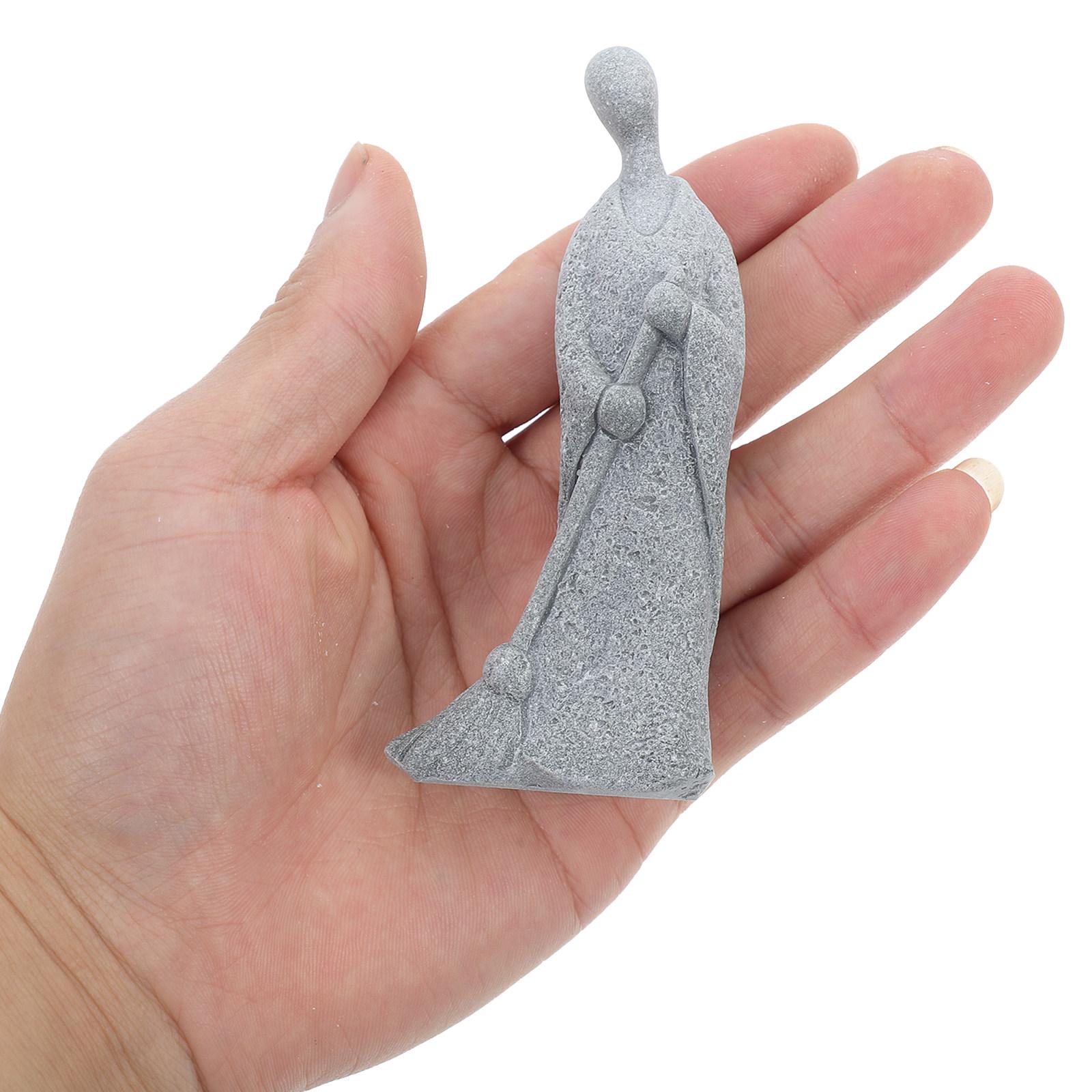 

Zen Monk Buddha Sculpture Sweeping Monk Statue Feng Shui Home Office Garden Buddha Decor Good Luck Wealth Ornament China Mainland