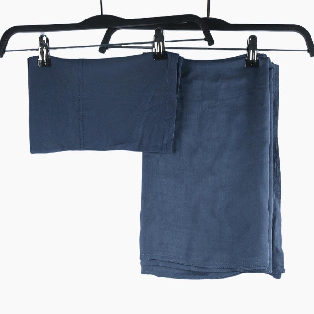 

Малайский вискозный бини и дышащий модальный шарф набор 80x180cm