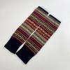 Women Bohemian Thick Knit Wool Leg Warmers Stretchy Patterned Winter Boot Socks Long Sleeve Leggings Covers