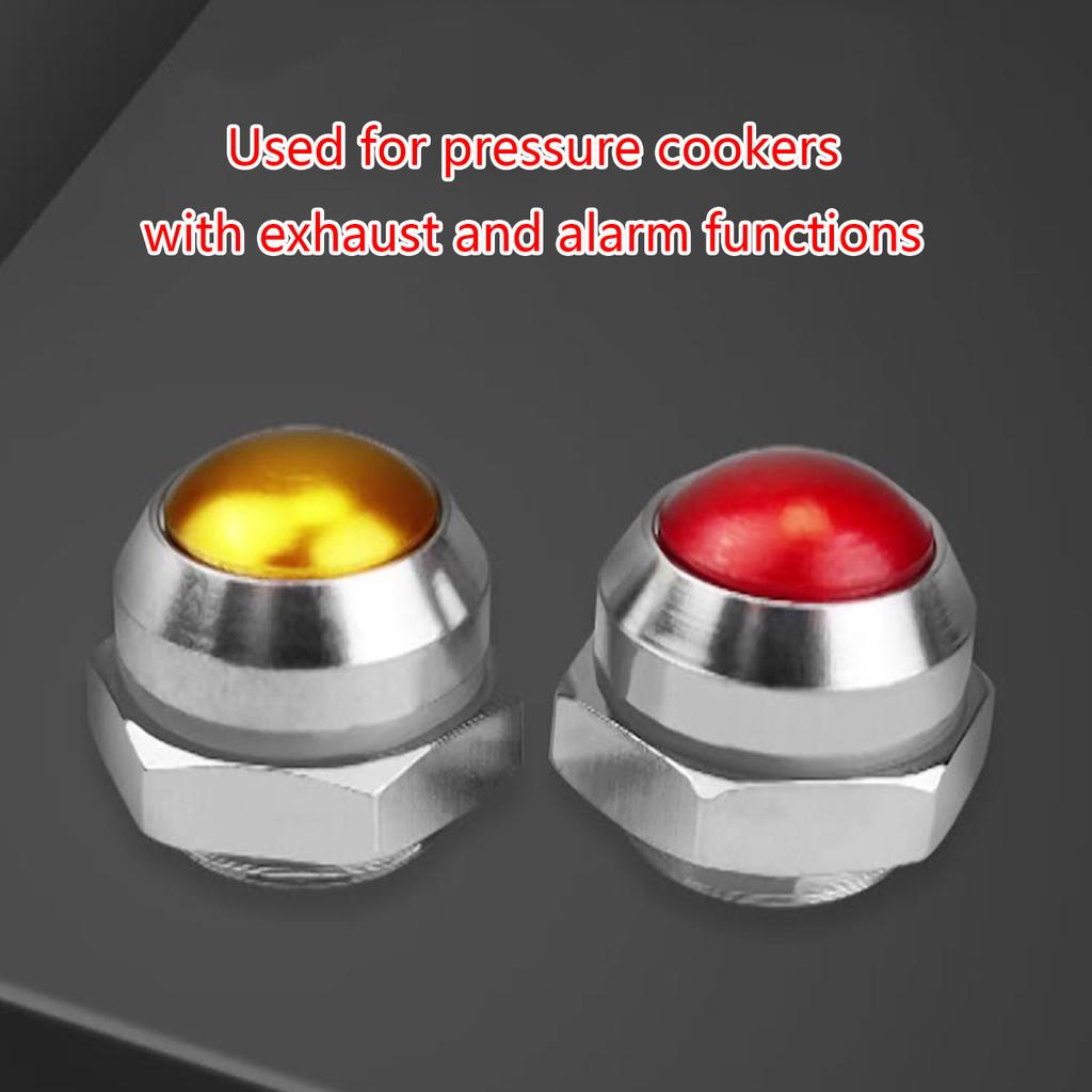 2 Pcs Pressure Cooker Small Red Safety Valve Limiting Relief Valve Air Stopper Pressure Cooker Accessories Easy To Use