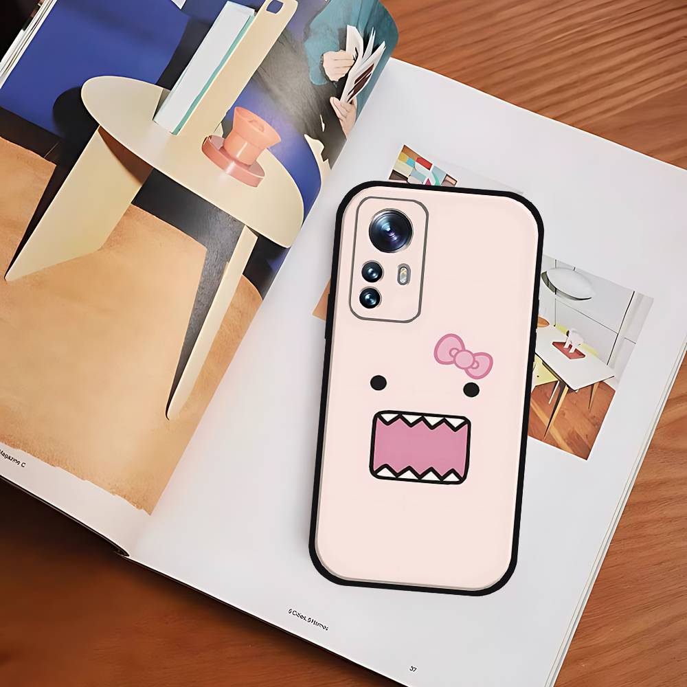 Cute D-Domo Kun-s Phone Case For Xiaomi Redmi 13 12 13 12C 14C Redmi Note 14 13 12 Pro Plus 12S 11S 11 10S Soft Cover