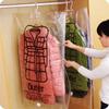 Side Pull Hanging Vacuum Compression Bag Clothes Hook Hanging Clothes Storage And Finishing Bag Clothing Dust Cover