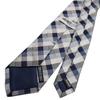[Michiko London] KOSHINO Necktie, Check Pattern, 100% Silk, Blue, Unisex for Men & Women mki-014-A
