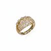 Elegant Irregular Crushed Diamond Ring for Women: High-End, Super Shiny Index Finger Accessory