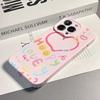 Love Heart Phone Case for iPhone 17 16e 16 15 14 13 12 11 Air Pro Max XS XR XSMax 6 7 8 Plus Glossy Film Hard PC Cover