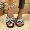 Fashion 2025 Women Shoes Summer Fashion Women Slippers Flat Luxury Outdoor Beach Flip Flops Female Sandals Slides Shoes