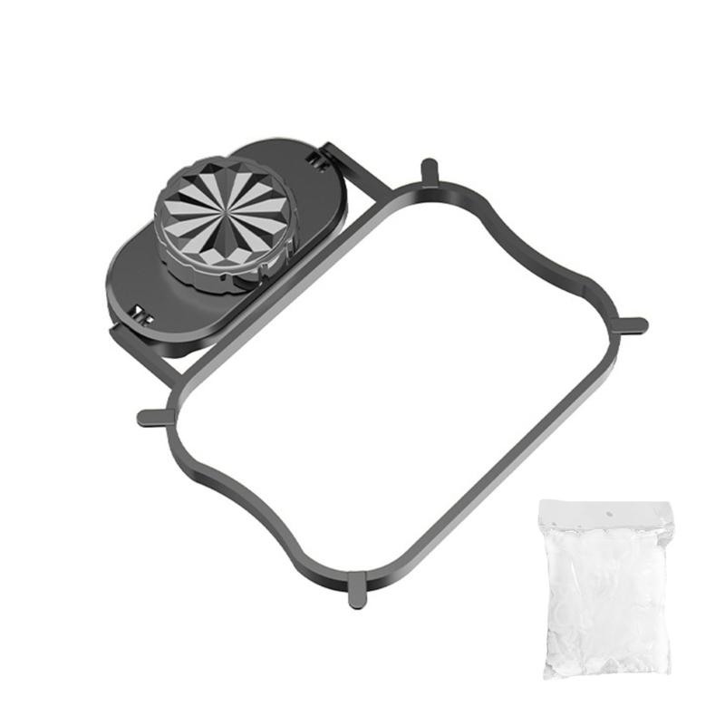 

Garbage Strainer Kitchen Sink Filter Effective Food Residues Catcher with Disposable Leakage Net for Fast Replacement серый