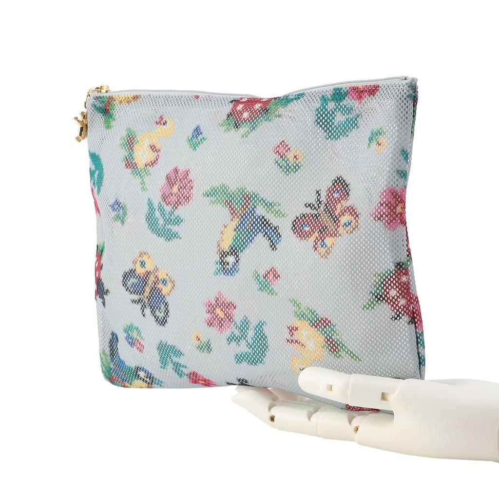 Mesh Pouch Heidi Gray [Feiler] [126823121351110] HEMP-231351 Women's