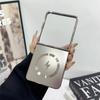High Quality Plating Magnetic Metallic Paint Case For Samsung Galaxy Z Flip 7 FE 6 5 4 3 Wireless Charging Slim Shockproof Cover
