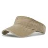 Sun Visor Hat Khaki Color Adjustable Lightweight for Outdoor Sports and Daily Wear