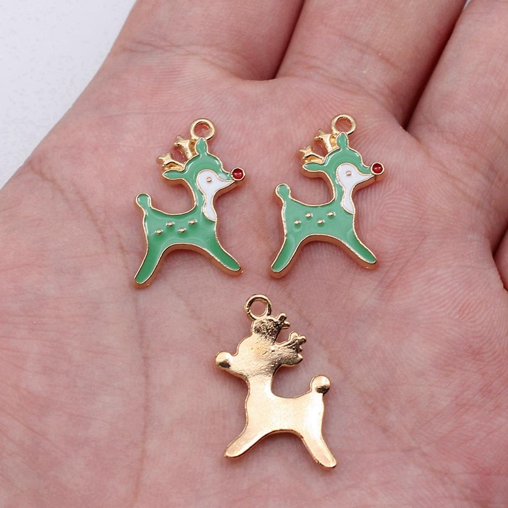 Charms Flamingo Mermaid Enamel Pendants Wedding Jewelry Findings QC054