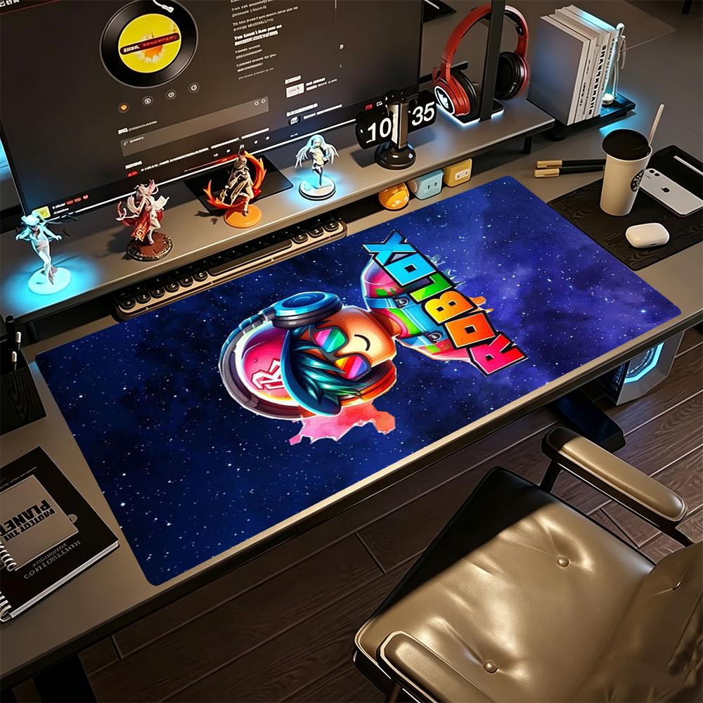 Roblox Großes Mauspads Schreibtisch-Mauspad Desktop-Mauspad Rutschfeste Gummibasis Geeignet für Büro Gaming-PC Laptop 30cmx60cm