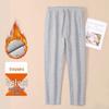 Women's Fleece-Lined Cotton Mom Pants: Warm, Loose Straight-Leg Sweatpants for Autumn & Winter 2025
