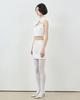 Leobyui White Satin Skirt