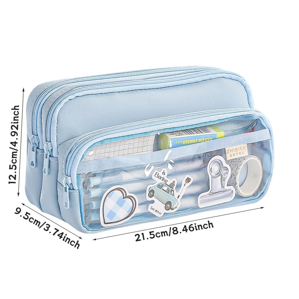 1PC Large-capacity Multi-functional Creative Pencil Case with High Appearance, Simple and Painful Pencil Case