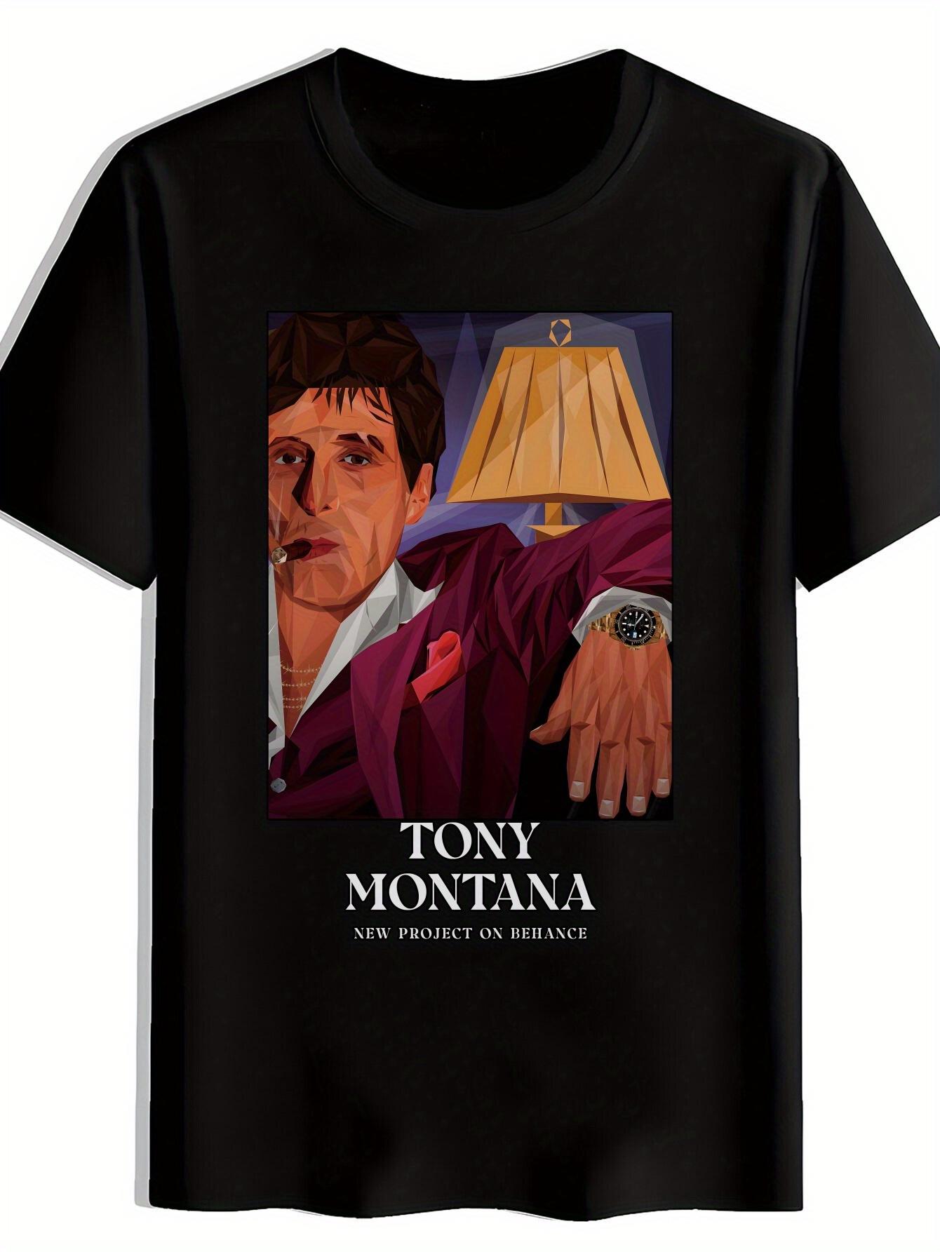 Scarface Graphic T-shirt - Bold  Tony Montana  Print XL