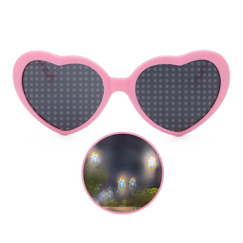 Romantic Heart-Shaped UV Protection Sunglasses - Mood Changing, Date Essential