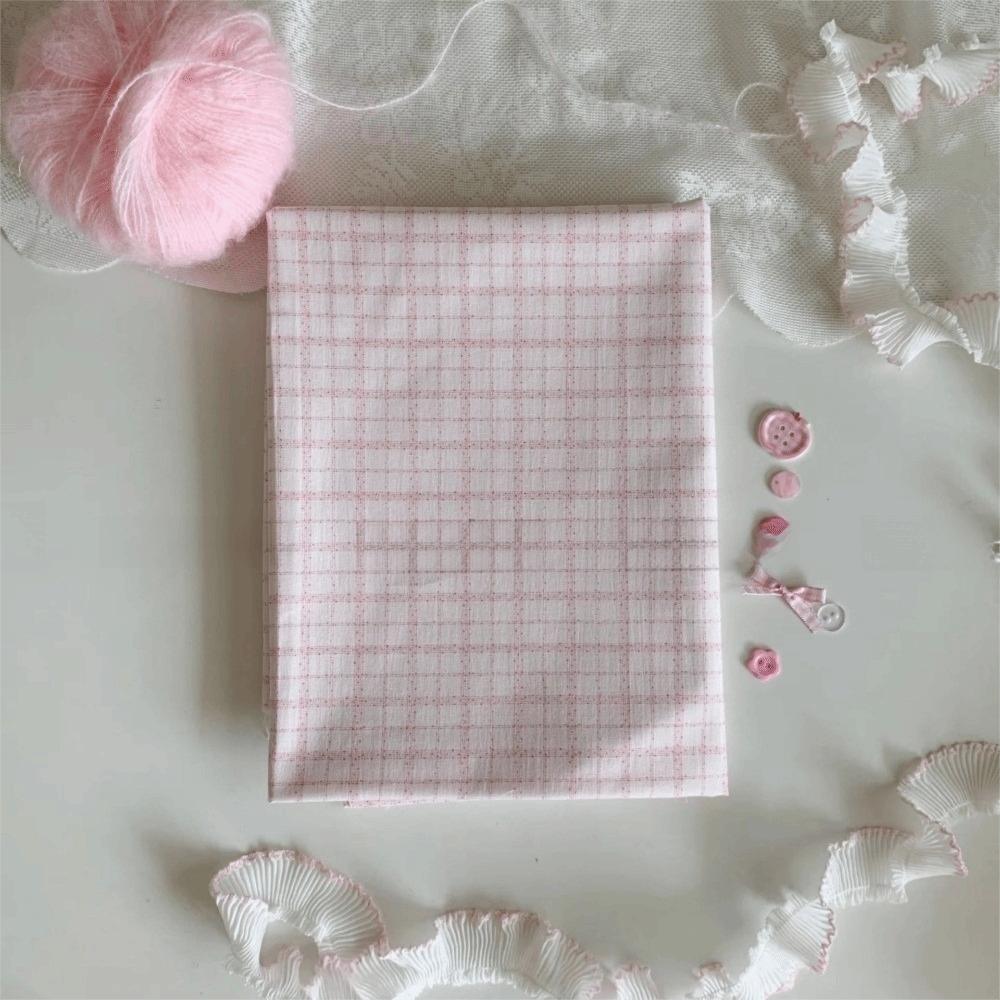 Fashion 145x100cm Digital Print Fabric DIY Soft Floral Check Cloth Cotton Breathable Sewing Cloth For Home Wear