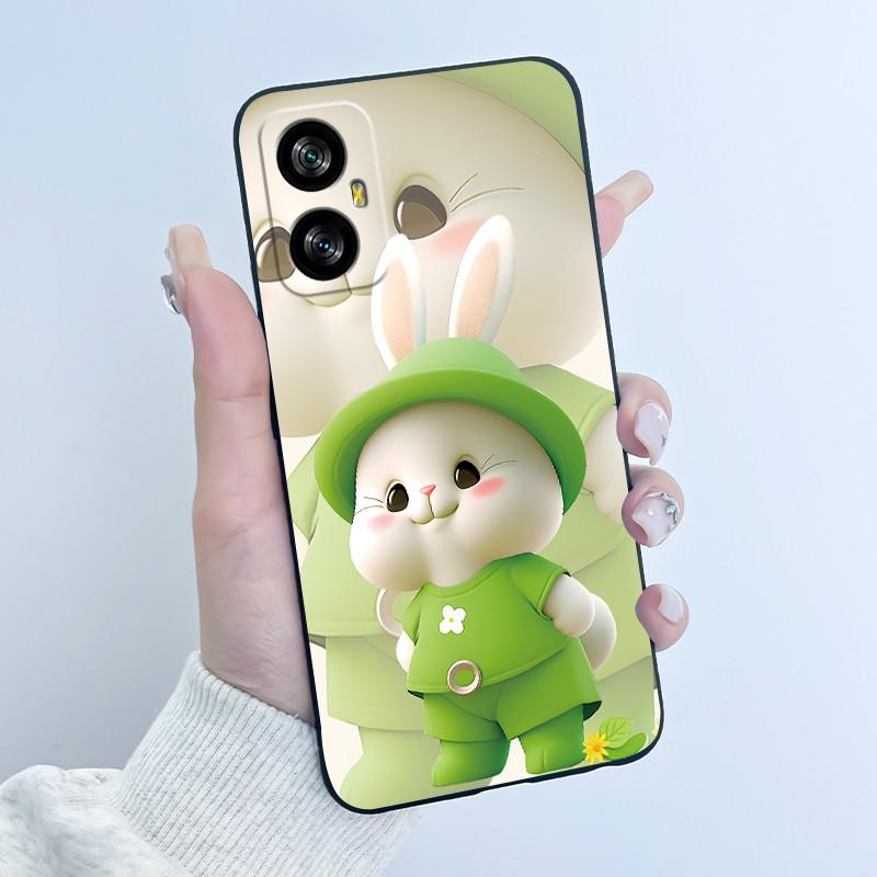 Für Blackview A52 Pro Hülle BlackviewA52 Stoßfest Luxuriös Niedlich Liebeshase TPU Handyhülle für Blackview A52 Silikon Weiche Hülle