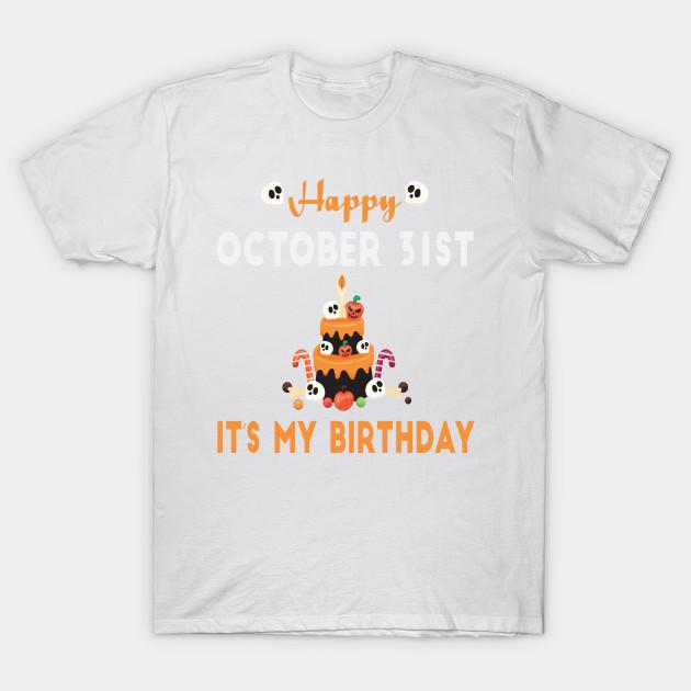 Buy Unisex Fashion TShirt happy october 