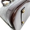 Louis Vuitton Vernis Alma PM El Çantası Monogram Vernis şarap kırmızısı Kadın M91611 Kullanılmış