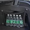 1pc Car Trunk Black Storage Bag Universal Car Storage Net Mesh Pocket Organizer Car Stowing Tidying Auto Interior Accessories