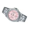Casio Standard Series Retro Pointer Series 50m Waterproof Quartz Movement Stainless Steel Strap Women Watches Pink LTP-2088D-4A