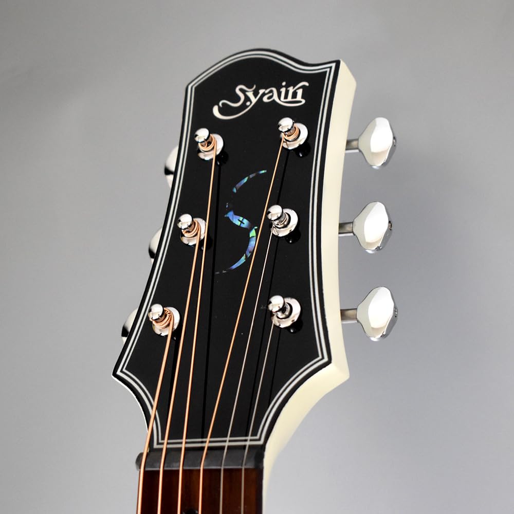 SW Acoustic Guitar Snow White Parlor Advanced Series S Yairi S.Yairi YAP-1000 (Snow White)