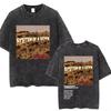Vintage Washed System of A Down Toxicity Album Graphic T-shirt Unisex Rock Oversized Streetwear Short Sleeve Soft Cotton Breathable Tee Tops