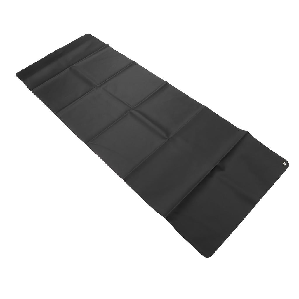 2pcs Grounding Mat Stress Relief Reduce Inflammation Soft PU Lether Bed Grounding Mat with 5m Cable 180 X 68cm