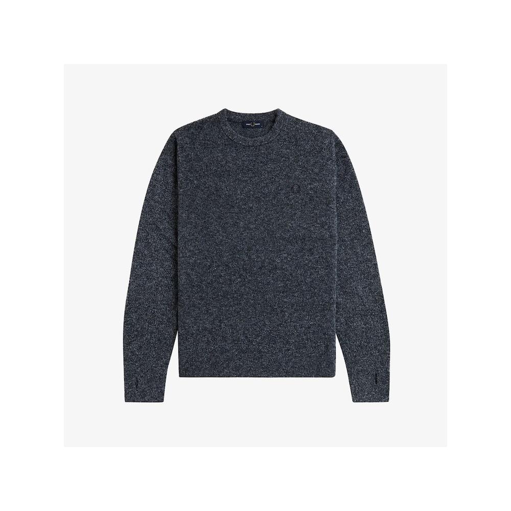 Fred Perry [hq Genuine] Fred Perry [sport] Boucle Crewneck Knit  X55  Afpm243k553 X55 qzgAfpm243k553 X55